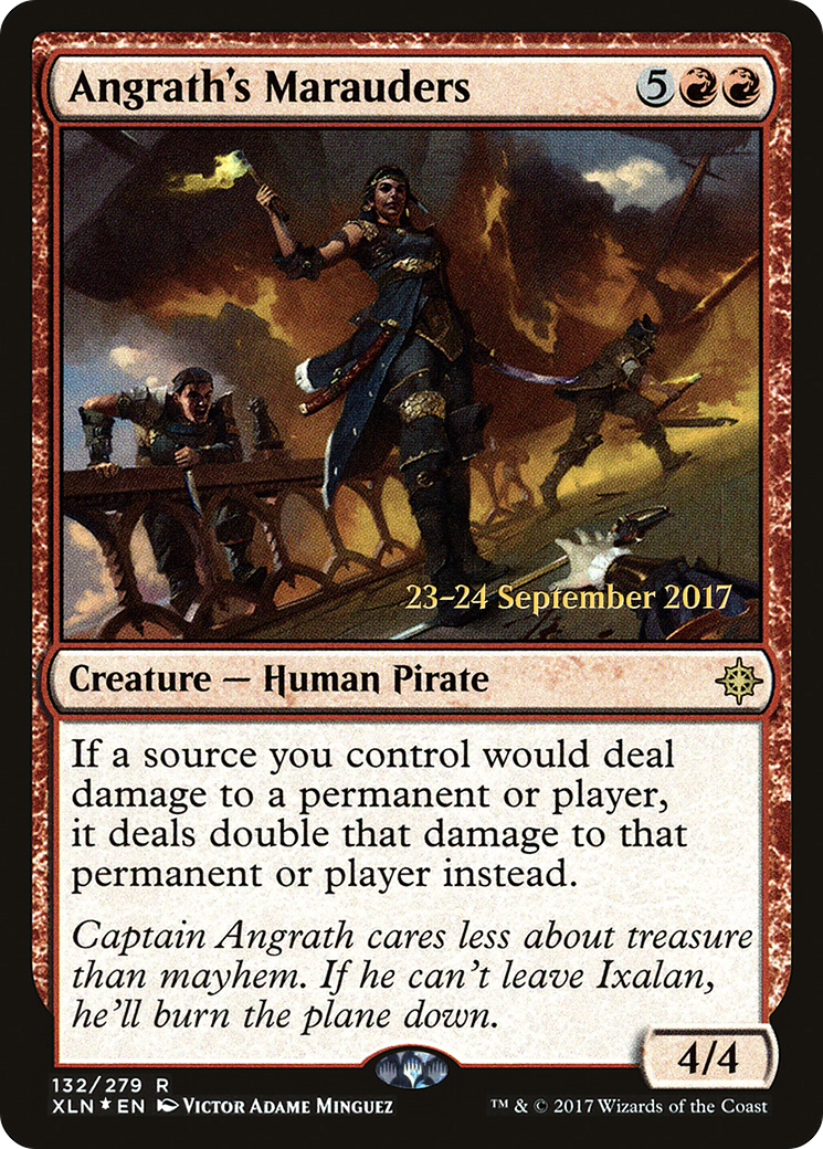 Angrath's Marauders (PRE-132S) [Ixalan Promos] Foil