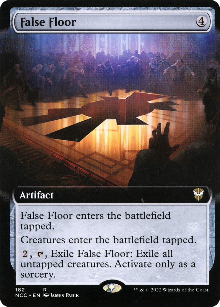 False Floor (NCC-182) [New Capenna Commander]: (Extended Art)