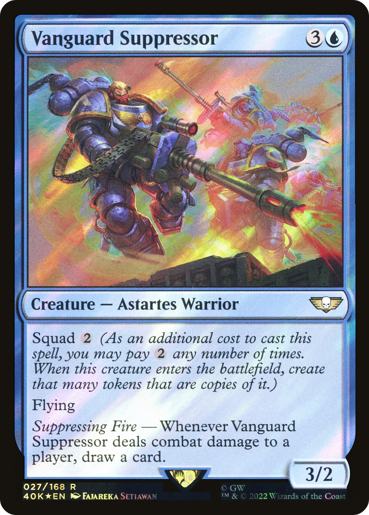 Vanguard Suppressor (40K-27★) [Warhammer 40,000 Commander] Foil