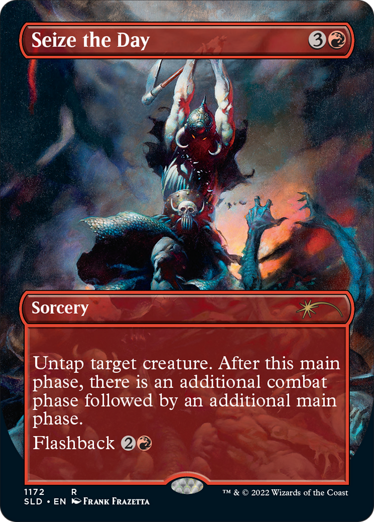 Seize the Day (SLD-1172) [Secret Lair Drop] (Borderless) Foil