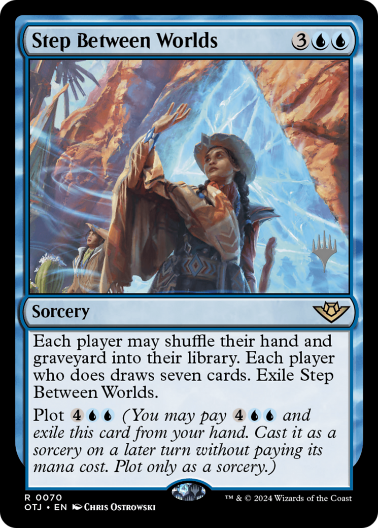 Step Between Worlds (PPOTJ-70P) [Outlaws of Thunder Junction Promos] Foil