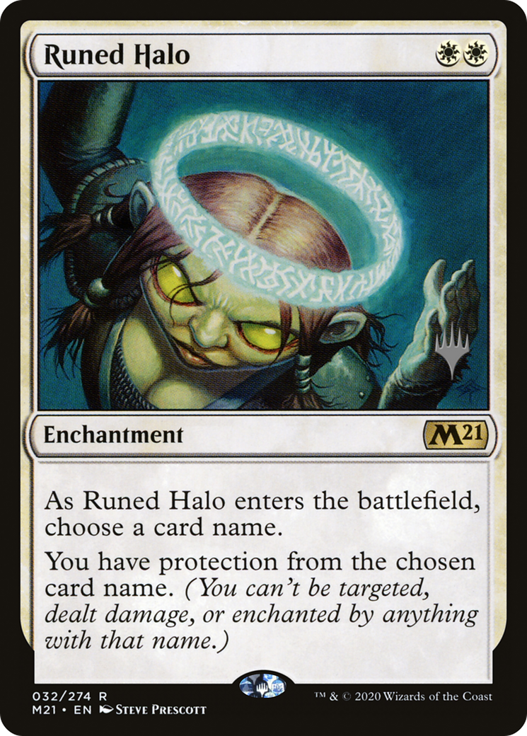 Runed Halo (PPM21-32P) [Promo Pack: Core Set 2021 Promos]