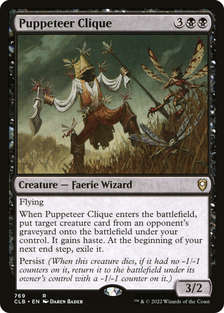 Puppeteer Clique (CLB-769) [Commander Legends: Battle for Baldur's Gate]