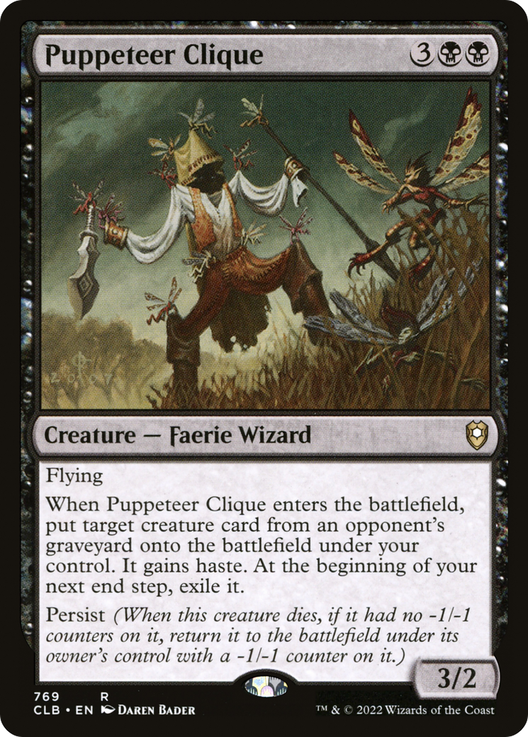 Puppeteer Clique (CLB-769) [Commander Legends: Battle for Baldur's Gate]