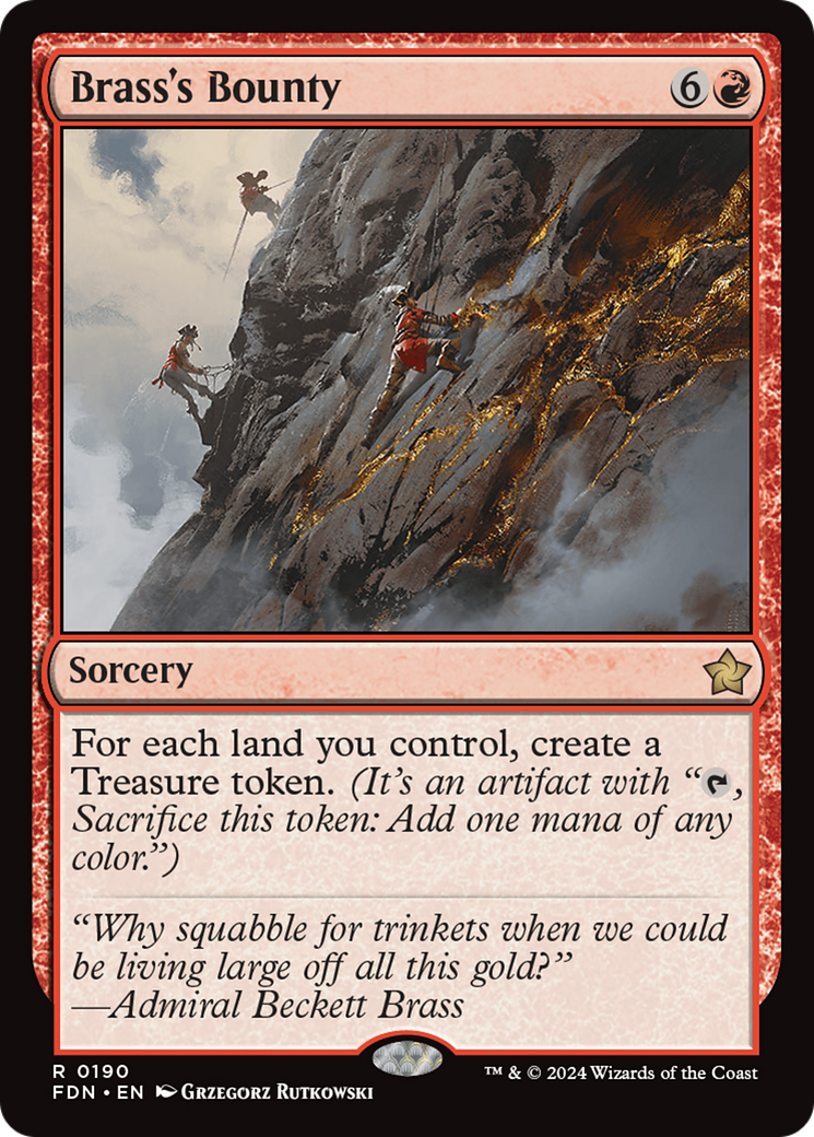 Brass's Bounty (FDN-190) [Foundations] Foil