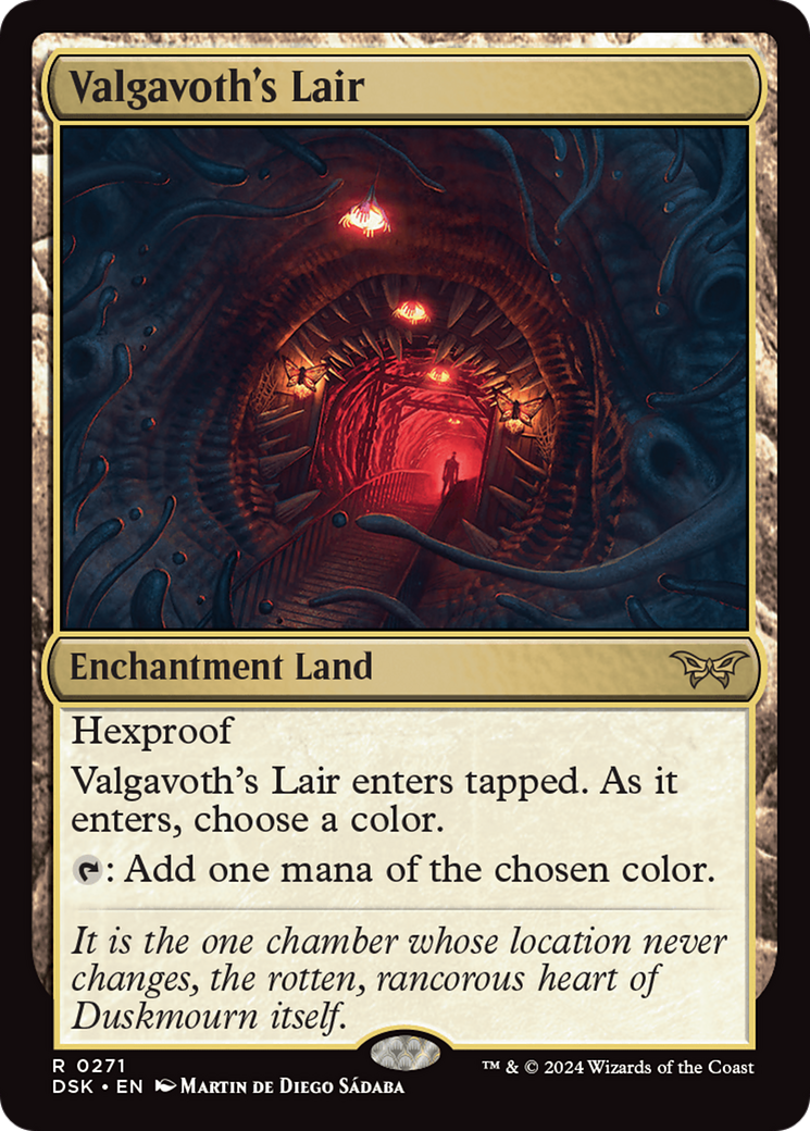 Valgavoth's Lair (DSK-271) [Duskmourn: House of Horror] Foil