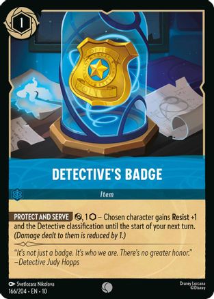 Detective's Badge (166/204) - Whispers in the Well