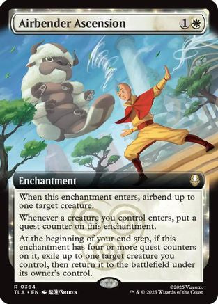 Airbender Ascension (Extended Art) (TLA-364) [Avatar: The Last Airbender] Foil