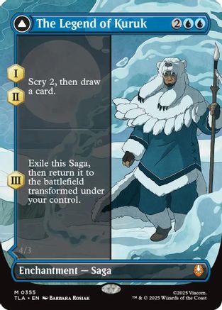 The Legend of Kuruk (Borderless) (TLA-355) [Avatar: The Last Airbender]