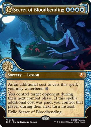 Secret of Bloodbending (Showcase) (TLA-337) [Avatar: The Last Airbender] Foil