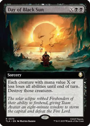 Day of Black Sun (Extended Art) (TLA-373) [Avatar: The Last Airbender] Foil