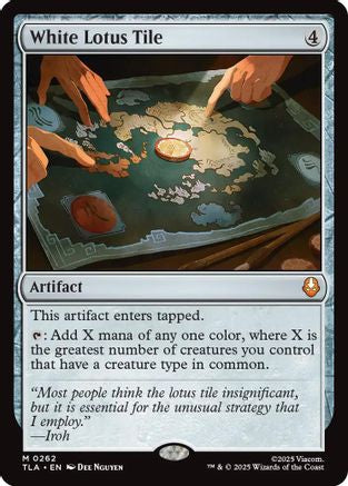 White Lotus Tile (TLA-262) [Avatar: The Last Airbender] Foil