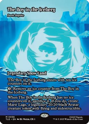 The Boy in the Iceberg - Dark Depths (TLE-056) [Avatar: The Last Airbender: Eternal-Legal] Foil