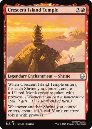 Crescent Island Temple (TLA-129) [Avatar: The Last Airbender] Foil