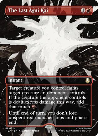 The Last Agni Kai (Borderless) (TLA-314) [Avatar: The Last Airbender] Foil