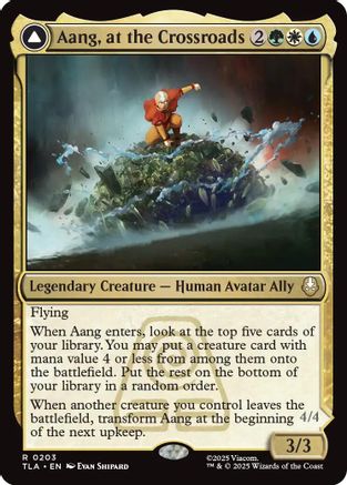 Aang, at the Crossroads (TLA-203) [Avatar: The Last Airbender] Foil