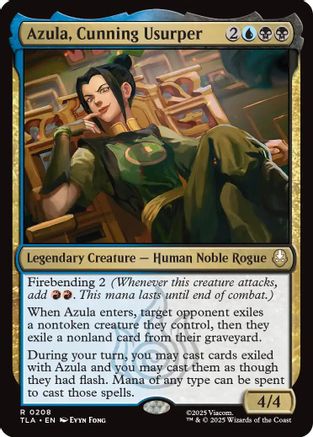 Azula, Cunning Usurper (TLA-208) [Avatar: The Last Airbender] Foil