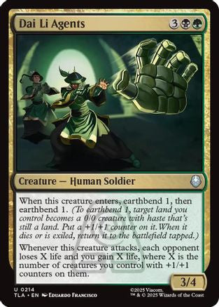 Dai Li Agents (TLA-214) [Avatar: The Last Airbender] Foil