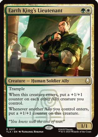 Earth King's Lieutenant (TLA-217) [Avatar: The Last Airbender] Foil