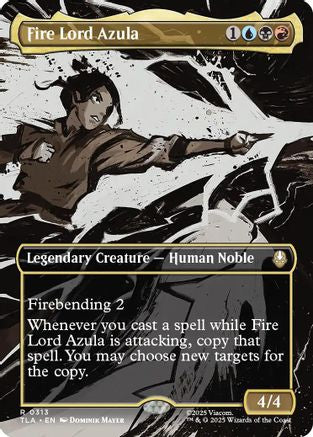 Fire Lord Azula (0313) (Borderless) (TLA-313) [Avatar: The Last Airbender] Foil