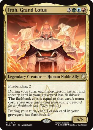 Iroh, Grand Lotus (TLA-227) [Avatar: The Last Airbender] Foil