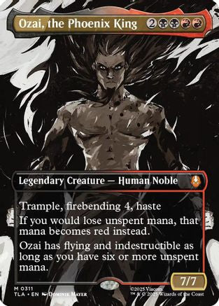 Ozai, the Phoenix King (0311) (Borderless) (TLA-311) [Avatar: The Last Airbender]