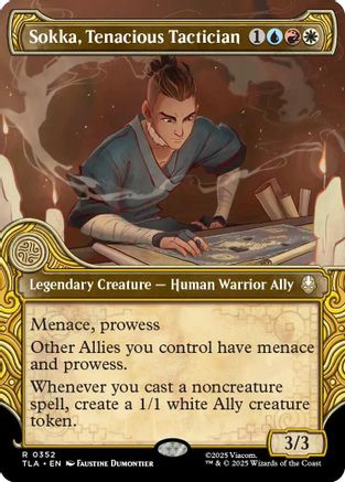 Sokka, Tenacious Tactician (Showcase) (TLA-352) [Avatar: The Last Airbender] Foil