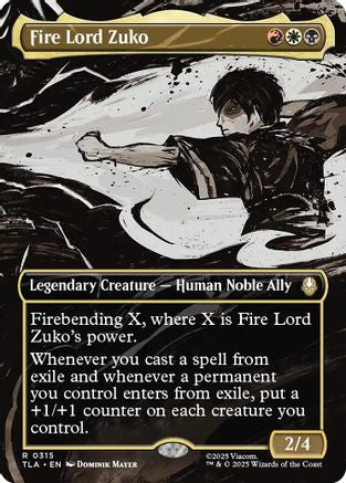 Fire Lord Zuko (Borderless) (TLA-315) [Avatar: The Last Airbender]