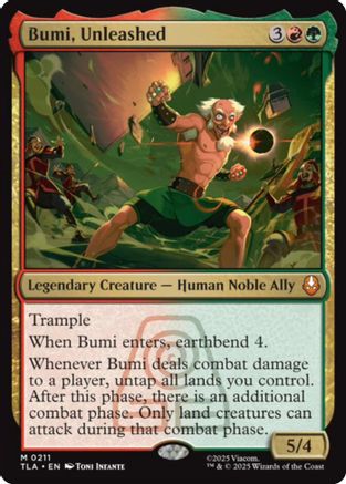 Bumi, Unleashed (TLA-211) [Avatar: The Last Airbender]