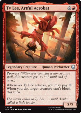 Ty Lee, Artful Acrobat (TLA-158) [Avatar: The Last Airbender] Foil