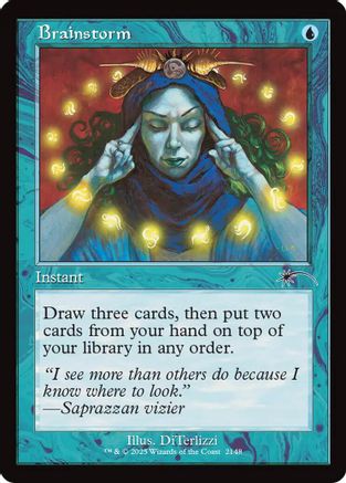 Brainstorm (2148) (Retro Frame) (SLD-2148) [Secret Lair Drop Series]