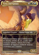 Aang and Katara (Borderless) (TLE-069) [Avatar: The Last Airbender: Eternal-Legal] Foil