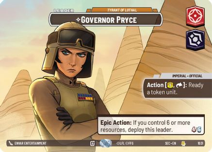 Governor Pryce - Tyrant of Lothal (Showcase) (1031) [Secrets of Power] Foil
