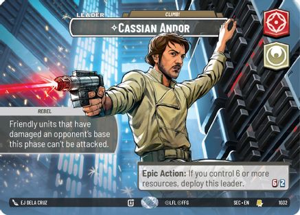 Cassian Andor - Climb! (Showcase) (1032) [Secrets of Power] Foil