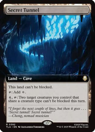 Secret Tunnel (Extended Art) (TLA-392) [Avatar: The Last Airbender]