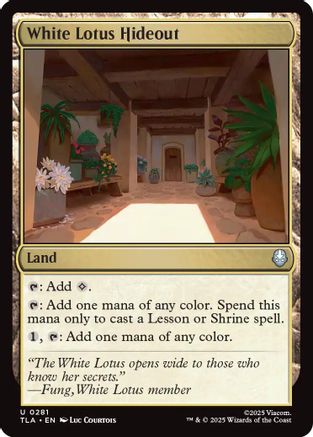 White Lotus Hideout (TLA-281) [Avatar: The Last Airbender]