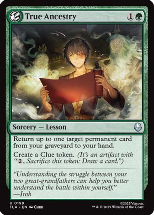 True Ancestry (TLA-199) [Avatar: The Last Airbender] Foil