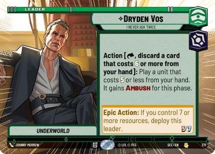 Dryden Vos - I Never Ask Twice (Hyperspace) (271) [Secrets of Power]