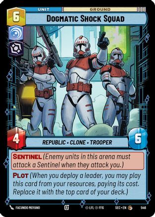 Dogmatic Shock Squad (Foil) (546) [Secrets of Power] Foil
