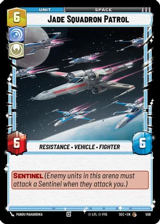 Jade Squadron Patrol (Foil) (559) [Secrets of Power] Foil