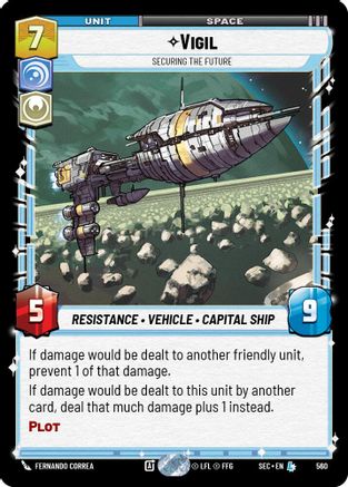 Vigil - Securing the Future (Foil) (560) [Secrets of Power] Foil