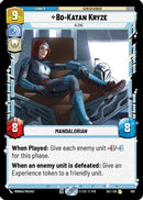 Bo-Katan Kryze - Alone (Foil) (561) [Secrets of Power] Foil