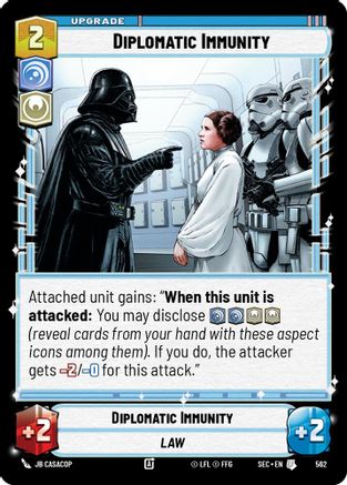 Diplomatic Immunity (Foil) (562) [Secrets of Power] Foil