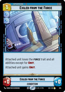 Exiled from the Force (Foil) (564) [Secrets of Power] Foil