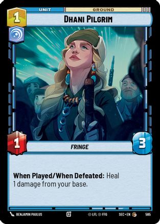 Dhani Pilgrim (Foil) (565) [Secrets of Power] Foil