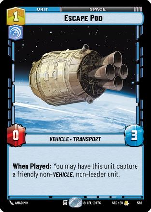 Escape Pod (Foil) (566) [Secrets of Power] Foil