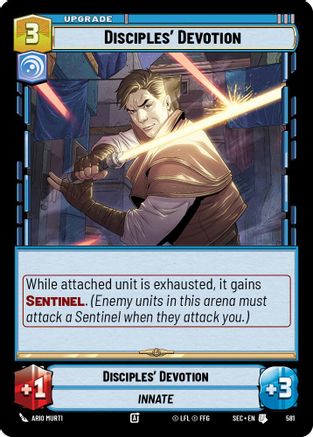 Disciples' Devotion (Foil) (581) [Secrets of Power] Foil