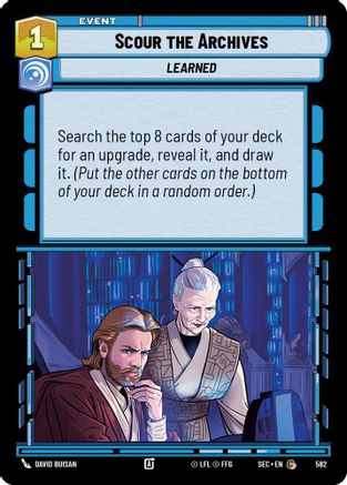 Scour the Archives (Foil) (582) [Secrets of Power] Foil