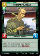 Corrupt Politician (Foil) (589) [Secrets of Power] Foil