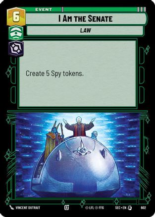 I Am the Senate (Foil) (602) [Secrets of Power] Foil